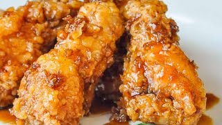 CHICKEN WINGS RECIPE  HONEY CHICKEN  AIR FRYER CHICKEN RECIPE 😋 [upl. by Elleinod977]