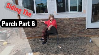 Siding our Enclosed Porch  Episode 6 [upl. by Neufer]