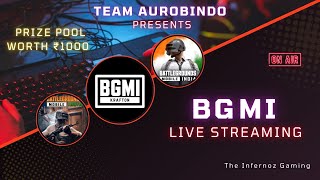 Team Aurobindo presents BGMI Solo Tournament of prize pool worth ₹1000  Free Entry [upl. by Darcee]