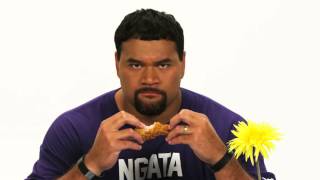 Haloti Ngata Royal Farms quotHows The Chickenquot [upl. by Aylmar]