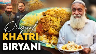 Original Khatri Biryani  Haji Iqbal Khatri Biryani New Karachi  Karachi Street Food  Foodistive [upl. by Saudra]