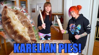 The most Finnish food ever  Karelian pies [upl. by Vareck]