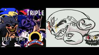 FNF  WE ARE GODS  Triple Trouble Mashup Sonicexes  Sphere Gods [upl. by Yraht533]