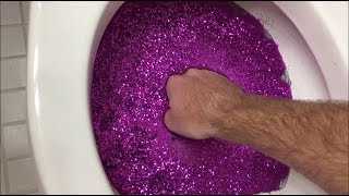 Will it Flush  Purple Glitter [upl. by Anytsirhc649]