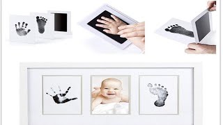 Handprint Footprint Imprint Kit Baby [upl. by Rebeh895]