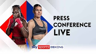 CLARESSA SHIELDS VS SAVANNAH MARSHALL 💥 Live Press Conference Announcement [upl. by Mehalek]