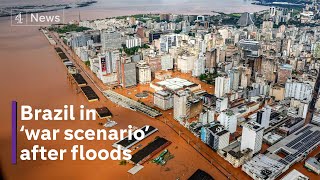 Brazil battles nature as ‘largest ever’ floods submerge whole cities [upl. by Perseus]