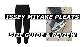 Homme Plisse Issey Miyake Pleated Trouser  Size Guide amp Review [upl. by Einwahr]