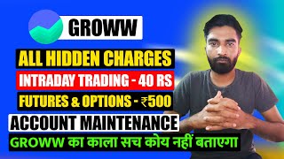 Groww App Demat Account Hidden Charges 2024  All Groww App Charges in Hindi  Raj Thakor [upl. by Migeon250]