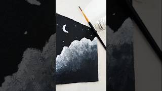 Drak night painting shorts trending viral painting [upl. by Ekenna]