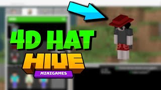 How To Get A Custom 4D Hat On Your Own Skin In Minecraft Bedrock OUTDATED CHECK DESCRIPTION [upl. by Lyell]