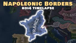 What if France Had Napoleonic Borders  HOI4 Timelapse [upl. by Maye103]