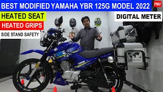 BEST MODIFIED YAMAHA YBR 125G MODEL 2022 IN PAKISTAN [upl. by Sikleb403]