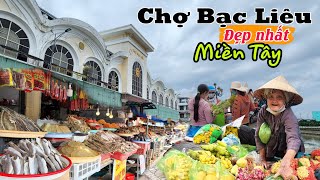 Chợ đẹp nhất Miền Tây  Thăm chợ Bạc Liêu gặp ông bà cụ quá dễ thương [upl. by Milena]