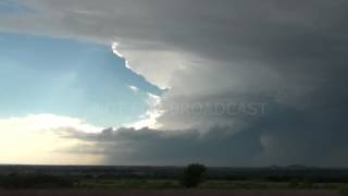 42615 Stephenville Tornadic Supercell Timelapse [upl. by Sahcnip]