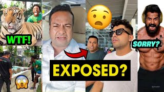 Deepak Kalal EXPOSED Joginder and Puneet Superstar 🤬  Rajveer Fitness vs ajaz Khan IShowSpeed [upl. by Wilscam]