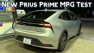 New Toyota Prius Prime Real World MPG Test [upl. by Nytsirk]