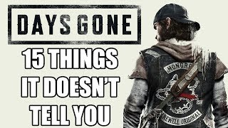 15 Beginners Tips And Tricks Days Gone Doesnt Tell You [upl. by Eibocaj]