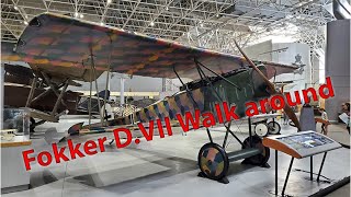 Fokker D VII  Close walk around [upl. by Hawkie991]