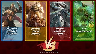 Commander VS S11E6 Kalemne vs Daretti vs Atraxa vs The Mimeoplasm [upl. by Diba418]