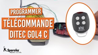 Programmation Télécommande Ditec GOL4 C [upl. by Mannos379]