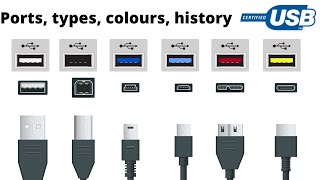 USB ports cables and colours explained [upl. by Koss]