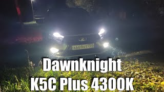 DAWNKNIGHT K5C PLUS 4300K in bixenon fog light Lens 3 inches [upl. by Notgnilra340]