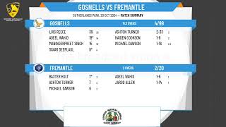 Gosnells v Fremantle [upl. by Bernj719]