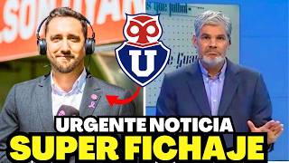 🚨¡ATENCIÓN UN GRAN REFUERZO ESTÁ EN CAMINO LA HINCHADA ENLOQUECE NOTICIAS UNIVERSIDAD DE CHILE HOY [upl. by Clova]