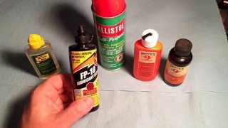 Gunsmithing tip 4  Lubricants and cleaners [upl. by Bred]