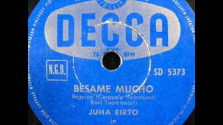 Juha Eirto  Besame Mucho 1956 [upl. by Deirdra]