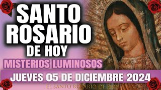 EL SANTO ROSARIO DE HOY JUEVES 05 DE DICIEMBRE 2024 MISTERIOS LUMINOSOS  EL SANTO ROSARIO DE HOY [upl. by Alleen]