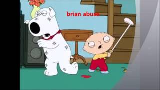 Family Guy  Brian getting attackedbeaten up compilation [upl. by Merry]