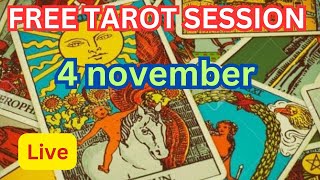 LIVE Free Tarot Card Reading  4 November 2024 Only YesNo Question  Timeless Reading   Tarot [upl. by Annairt]