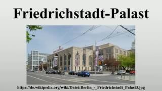 FriedrichstadtPalast [upl. by Ettennor]