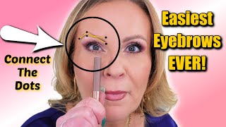 Easy Eyebrow Tutorial for Beginners amp Women 40 to 65 [upl. by Drareg]