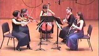 Mozart Clarinet Quintet 4th mvt [upl. by Aliuqaj]