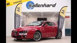 ALFA ROMEO BRERA 32 JTS V6 Q4 QTRONIC 2d 260 BHP AT KALLENHARD [upl. by Htenaj]