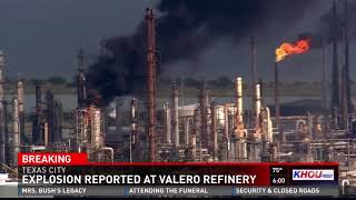 Valero plant where explosion has history of OSHA violations [upl. by Ireva]