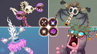 Magical Monsters  All Island Sounds and Animations My Singing Monsters [upl. by Ahsinot677]