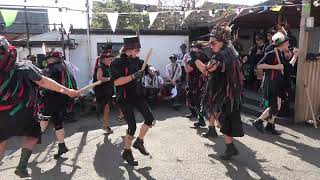 Styx of Stroud Border Morris dance ‘Just as the Tide was AFlowing’ at Bromyard Folk Festival 2023 [upl. by Nnaeirrac]