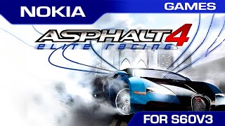 Asphalt 4 Elite Racing for nokia Symbian s60v3 😈🔥 [upl. by Wendi]