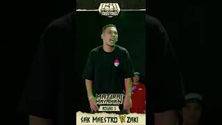 Fake Retire  Zaki vs Sak Maestro [upl. by Oniger]