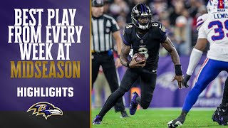 Ravens Best Play From Every Week at Midseason  Baltimore Ravens [upl. by Hesoj308]