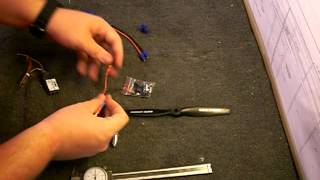 Rc Brushless Motor Setup By Rc Airplane builders com PT 1 [upl. by Arezzini]