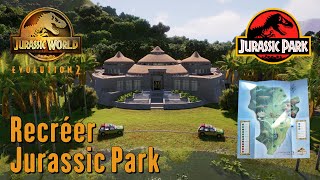 Jurassic World Evolution 2  Recréer Jurassic Park Film 1993 1 [upl. by Adnilev]