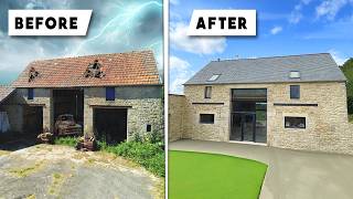 TIMELAPSE RENOVATION 3 ans dune grange en 30 minutes [upl. by Lesh673]