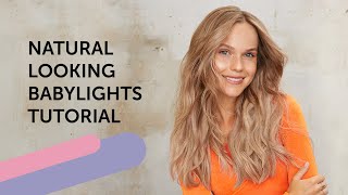 Naturallooking Blonde with Babylights How To  Highlights and Express Toning [upl. by Chrisoula97]