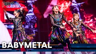 BABYMETAL  KARATE RATATA amp Gimme Chocolate live at Pinkpop 2024 [upl. by Nylqcaj]