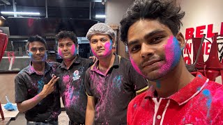 HOLI WALE DIN BHI DUTY PAR 🥹 viral siddharthvlogs vlogs trending happyholi [upl. by Atiram]